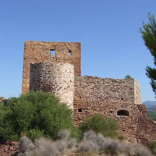 Castillo de Torres Torres. Mancomunidad la Baronia. Valencia