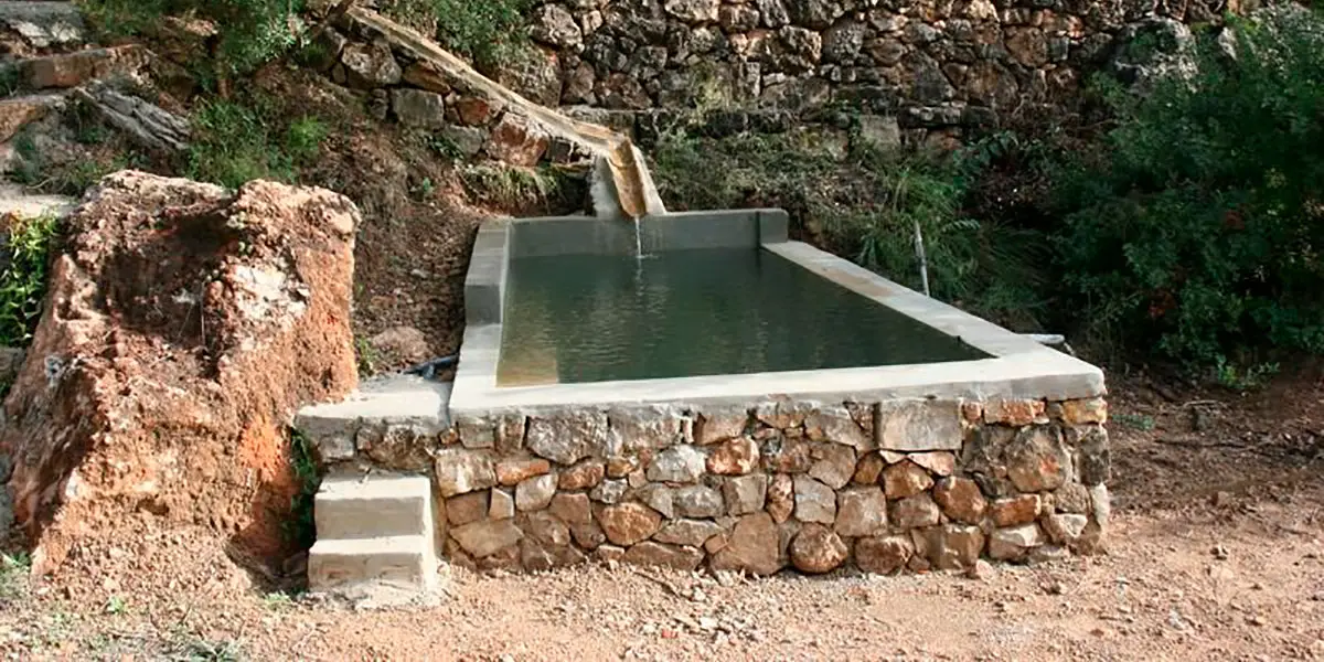 La font del Comte. Mancomunidad la Baronia. Valencia